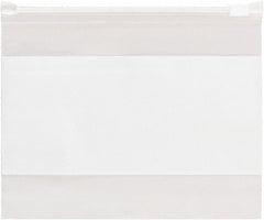 Value Collection - 8 x 6", 3 mil Slide-Seal Reclosable White Block Polybags - Clear - Exact Tooling