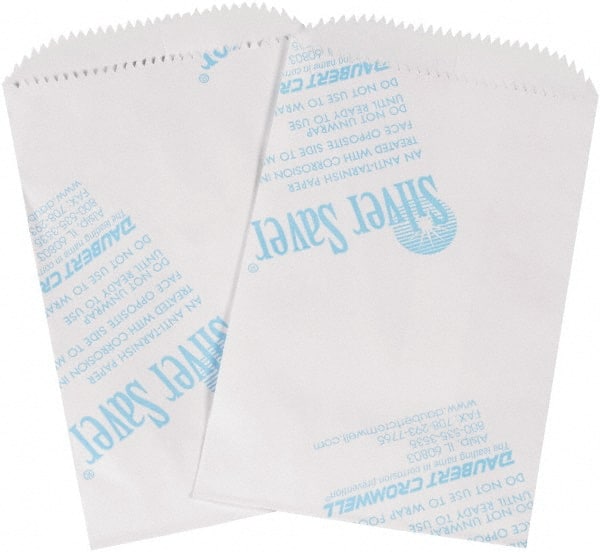 Made in USA - 3 x 5", Silver Saver Bags - White - Exact Tooling