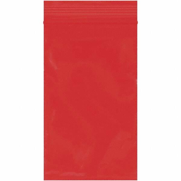 Value Collection - 3 x 5", 2 mil Reclosable Polybags - Red - Exact Tooling