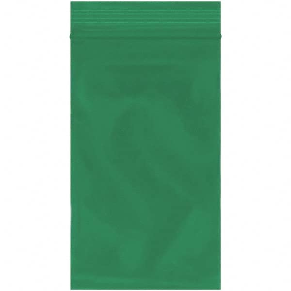 Value Collection - 3 x 5", 2 mil Reclosable Polybags - Green - Exact Tooling