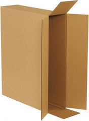 Made in USA - 6" Wide x 26" Long x 20" High Rectangle Corrugated Shipping Box - 1 Wall, Kraft (Color), 65 Lb Capacity - Exact Tooling