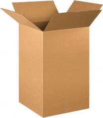 Made in USA - 16" Wide x 16" Long x 30" High Rectangle Corrugated Shipping Box - 1 Wall, Kraft (Color), 65 Lb Capacity - Exact Tooling