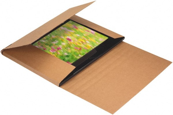 Made in USA - 24" Wide x 30" Long x 6" High Rectangle Crush Proof Mailers - 1 Wall, Kraft (Color) - Exact Tooling
