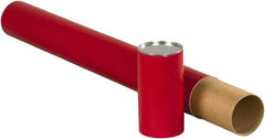 Made in USA - 3" Diam x 30" Long Round Telescoping Mailing Tubes - 2 Walls, Red - Exact Tooling