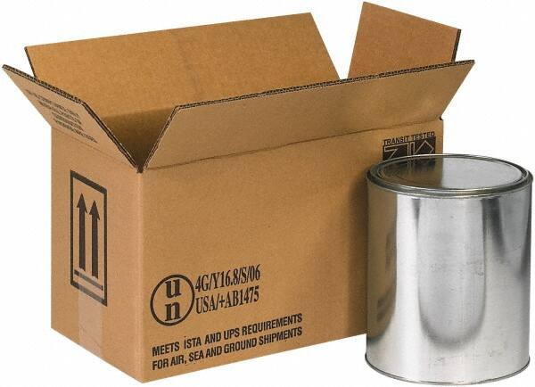 Made in USA - 6-7/8" Wide x 14-1/8" Long x 7-7/8" High Rectangle Corrugated Shipping Box - 2 Walls, Kraft (Color), 95 Lb Capacity - Exact Tooling