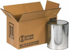 Made in USA - 6-7/8" Wide x 14-1/8" Long x 7-7/8" High Rectangle Corrugated Shipping Box - 2 Walls, Kraft (Color), 95 Lb Capacity - Exact Tooling