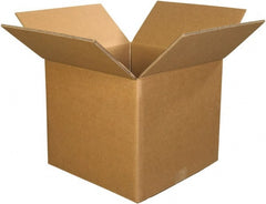 Made in USA - 18" Wide x 18" Long x 18" High Square Heavy Duty Corrugated Box - 3 Walls, Kraft (Color), 280 Lb Capacity - Exact Tooling
