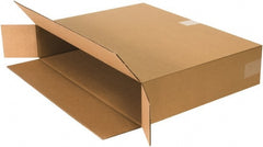 Made in USA - 6" Wide x 24" Long x 18" High Rectangle Corrugated Shipping Box - 1 Wall, Kraft (Color), 95 Lb Capacity - Exact Tooling