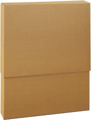 Made in USA - 6-1/2" Wide x 48-1/2" Long x 38" High Rectangle Telescoping Box - 1 Wall, Kraft (Color), 95 Lb Capacity - Exact Tooling