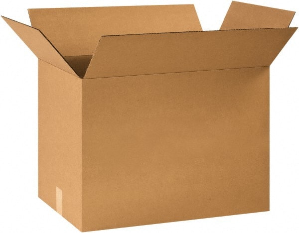 Made in USA - 16" Wide x 24" Long x 18" High Rectangle Corrugated Shipping Box - 1 Wall, Kraft (Color), 65 Lb Capacity - Exact Tooling