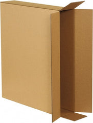 Made in USA - 5" Wide x 28" Long x 24" High Rectangle Corrugated Shipping Box - 1 Wall, Kraft (Color), 65 Lb Capacity - Exact Tooling