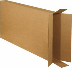 Made in USA - 6" Wide x 28" Long x 52" High Rectangle Corrugated Shipping Box - 1 Wall, Kraft (Color), 65 Lb Capacity - Exact Tooling