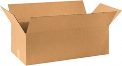 Made in USA - 20" Wide x 36" Long x 15" High Rectangle Corrugated Shipping Box - 1 Wall, Kraft (Color), 65 Lb Capacity - Exact Tooling