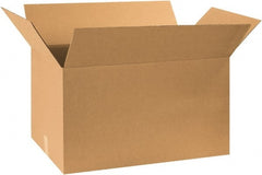 Made in USA - 17" Wide x 30" Long x 17" High Rectangle Heavy Duty Corrugated Box - 2 Walls, Kraft (Color), 120 Lb Capacity - Exact Tooling