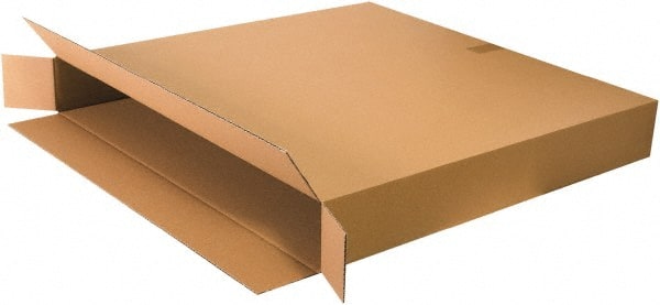 Made in USA - 6" Wide x 40" Long x 36" High Rectangle Corrugated Shipping Box - 1 Wall, Kraft (Color), 95 Lb Capacity - Exact Tooling