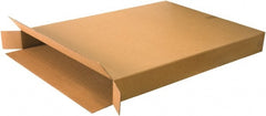 Made in USA - 5" Wide x 36" Long x 48" High Rectangle Corrugated Shipping Box - 1 Wall, Kraft (Color), 95 Lb Capacity - Exact Tooling