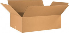 Made in USA - 24" Wide x 48" Long x 12" High Rectangle Corrugated Shipping Box - 1 Wall, Kraft (Color), 65 Lb Capacity - Exact Tooling