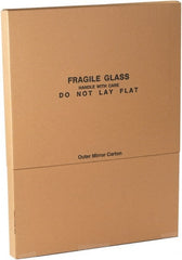 Made in USA - 3-3/4" Wide x 37" Long x 30-3/4" High Rectangle Moving Boxes - 1 Wall, Kraft (Color), 65 Lb Capacity - Exact Tooling