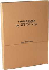 Made in USA - 4-1/16" Wide x 37-5/16" Long x 31" High Rectangle Moving Boxes - 1 Wall, Kraft (Color), 65 Lb Capacity - Exact Tooling