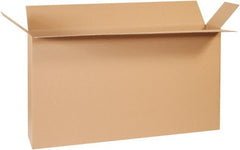 Made in USA - 8" Wide x 54" Long x 28" High Rectangle Corrugated Shipping Box - 1 Wall, Kraft (Color), 95 Lb Capacity - Exact Tooling