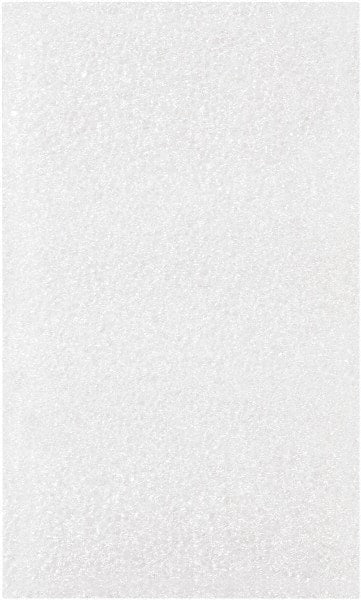 Made in USA - 3 x 5", Flush Cut Foam Pouches - White - Exact Tooling