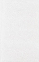 Made in USA - 5 x 8", Flush Cut Foam Pouches - White - Exact Tooling