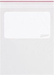 Minigrip - 4 x 6", 2 mil Minigrip White Block Reclosable Polybags - Clear - Exact Tooling