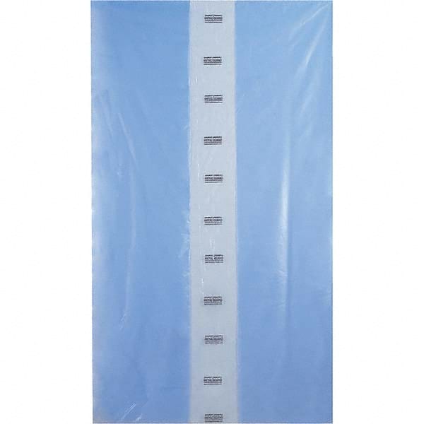 Made in USA - 54 x 96", 4 mil Gusseted Polybags - Blue - Exact Tooling