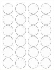 Tape Logic - 1-5/8" Long, Clear Paper Laser Label - For Laser Printers - Exact Tooling