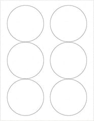 Tape Logic - 3" Long, White Paper Laser Label - For Laser Printers - Exact Tooling