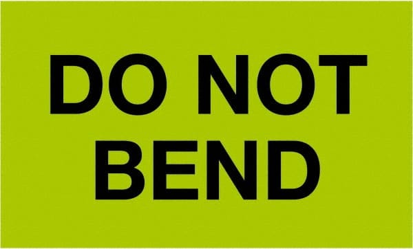 Tape Logic - 5" Long, Fluorescent Green Paper Shipping Label - For Multi-Use - Exact Tooling