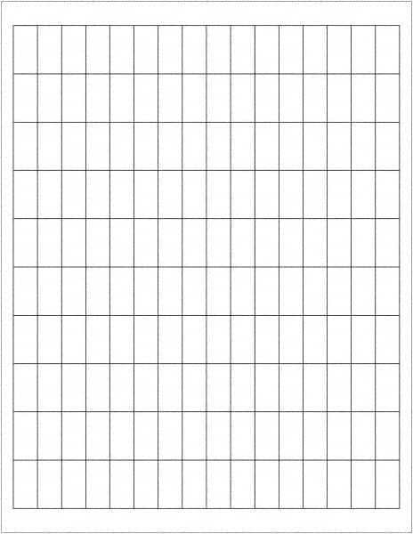 Tape Logic - 1" Long, White Paper Laser Label - For Laser Printers - Exact Tooling