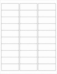 Tape Logic - 2-5/8" Long, Clear Paper Laser Label - For Laser Printers - Exact Tooling