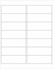 Tape Logic - 4" Long, White Polyester Laser Label - For Laser Printers - Exact Tooling