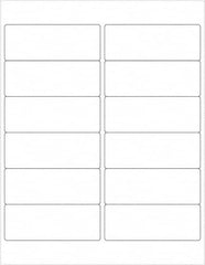 Tape Logic - 4" Long, White Paper Laser Label - For Laser Printers - Exact Tooling