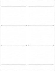 Tape Logic - 4" Long, White Paper Laser Label - For Laser Printers - Exact Tooling