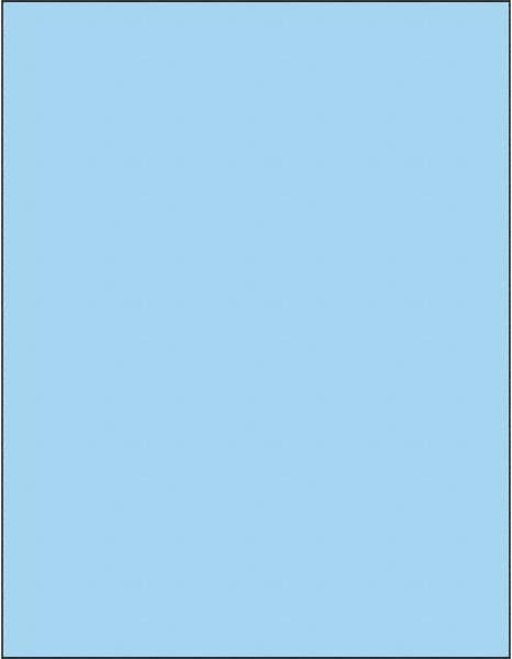 Tape Logic - 11" Long, Pastel Blue Paper Laser Label - For Laser Printers - Exact Tooling