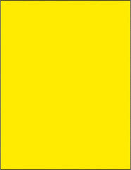 Tape Logic - 11" Long, Fluorescent Yellow Paper Laser Label - For Laser Printers - Exact Tooling
