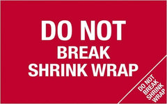 Tape Logic - 5" Long, Red/White Paper Shipping Label - For Multi-Use - Exact Tooling