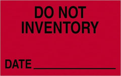 Tape Logic - 2" Long, Fluorescent Red Paper Shipping Label - For Multi-Use - Exact Tooling