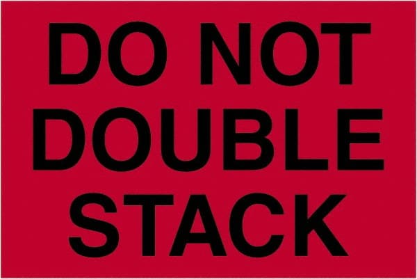 Tape Logic - 3" Long, Fluorescent Red Paper Shipping Label - For Multi-Use - Exact Tooling