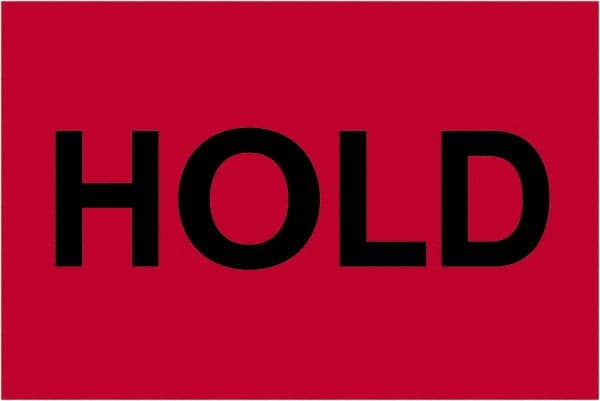 Tape Logic - 3" Long, Fluorescent Red Paper Inventory Labels - For Multi-Use - Exact Tooling