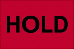 Tape Logic - 3" Long, Fluorescent Red Paper Inventory Labels - For Multi-Use - Exact Tooling