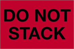 Tape Logic - 3" Long, Fluorescent Red Paper Shipping Label - For Multi-Use - Exact Tooling