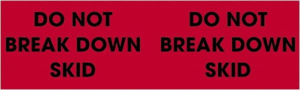 Tape Logic - 10" Long, Fluorescent Red Paper Shipping Label - For Multi-Use - Exact Tooling