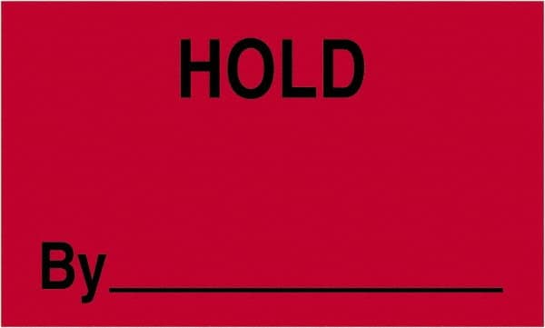 Tape Logic - 5" Long, Fluorescent Red Paper Shipping Label - For Multi-Use - Exact Tooling