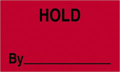 Tape Logic - 5" Long, Fluorescent Red Paper Shipping Label - For Multi-Use - Exact Tooling