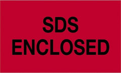 Tape Logic - 5" Long, Fluorescent Red Paper Shipping Label - For Multi-Use - Exact Tooling