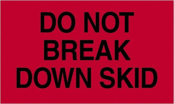 Tape Logic - 5" Long, Fluorescent Red Paper Shipping Label - For Multi-Use - Exact Tooling