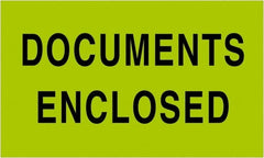 Tape Logic - 5" Long, Fluorescent Green Paper Shipping Label - For Multi-Use - Exact Tooling